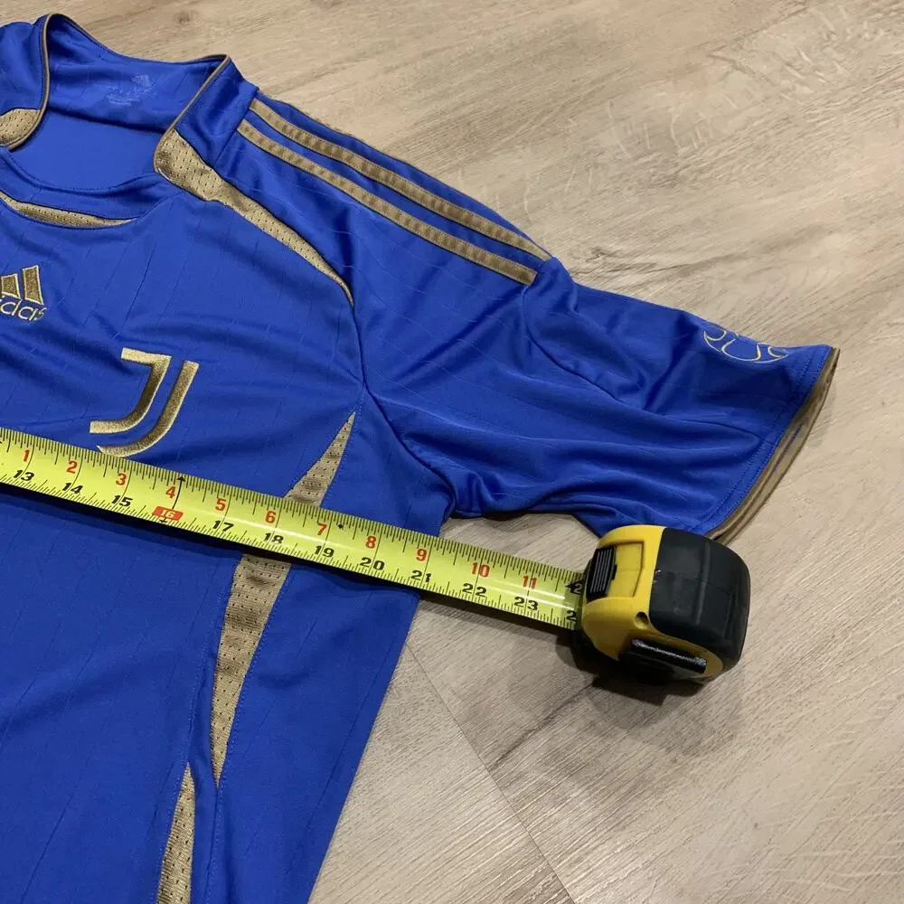 Adidas Juventus Teamgeist Soccer Jersey 2021/2022 Men's Medium M Blue Gold JJ